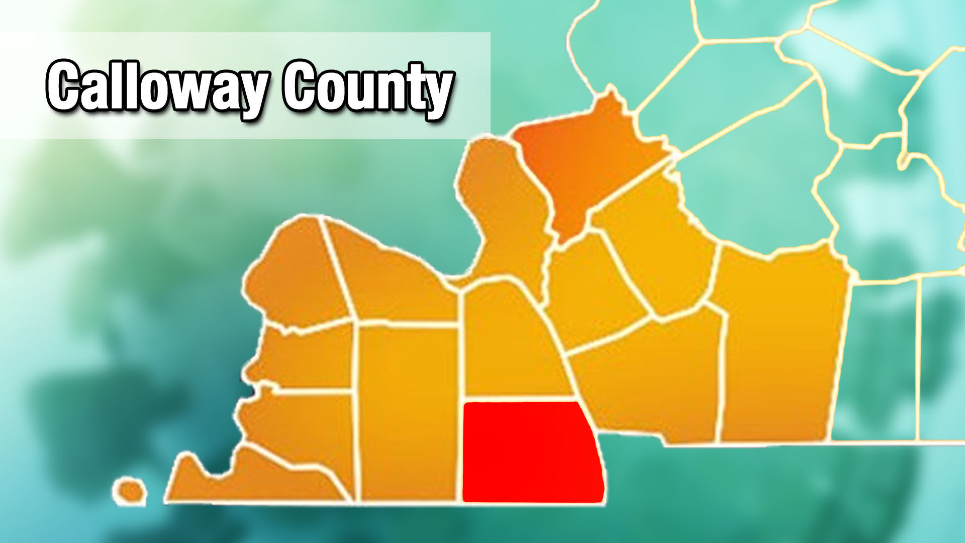Calloway County COVID-19 map
